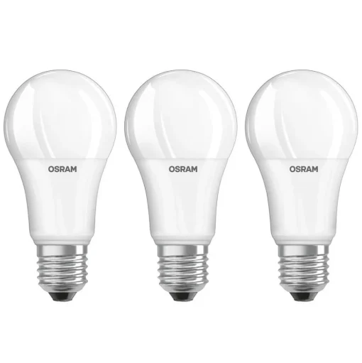 LED lamp E27 13W, universeel wit, 3 per-set