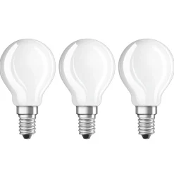 LED lamp E14 4W, warmwit, 470 lumen, set van 3