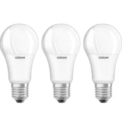 LED lamp E27 14W, warmwit, set van 3