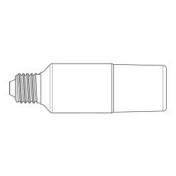 LED lamp, mat, E27, 12 W, 3000 K, 1200 lm
