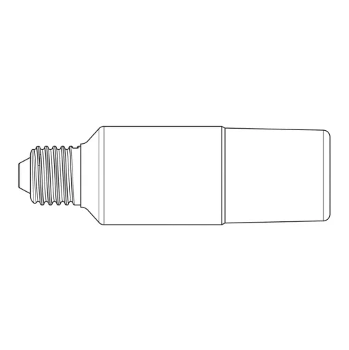 LED lamp, mat, E27, 12 W, 3000 K, 1200 lm