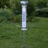 LED lamp op zonne-en Celsius, buitenthermometer