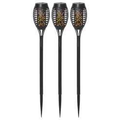 LED lamp op zonne-energie Flame Mini per set van 3