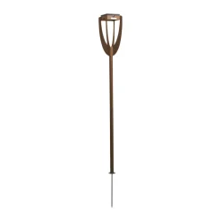 LED lamp op zonne-energie Tulip aardspies corten