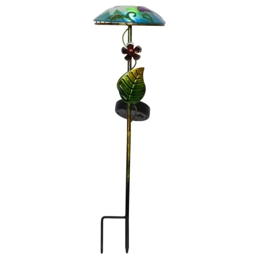 LED lamp op zonne-energie Salona, blauw/groen