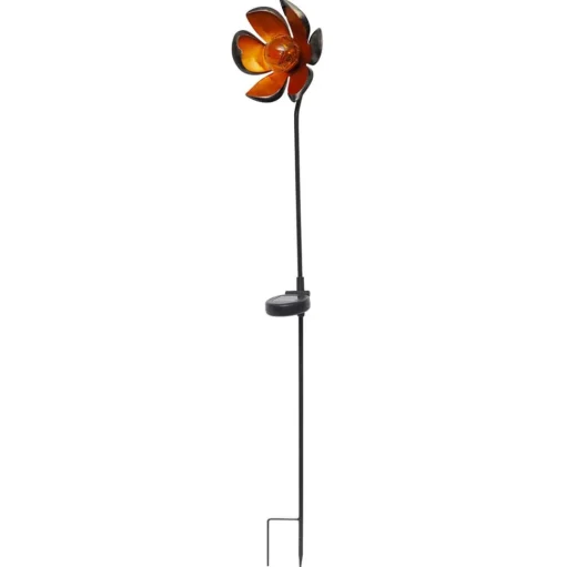 LED lamp op zonne-energie Melilla, bloem