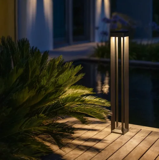 LED lamp op zonne-energie Borne met sensor, 90 cm