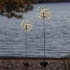 LED lamp op zonne-energie Firework met grondspies