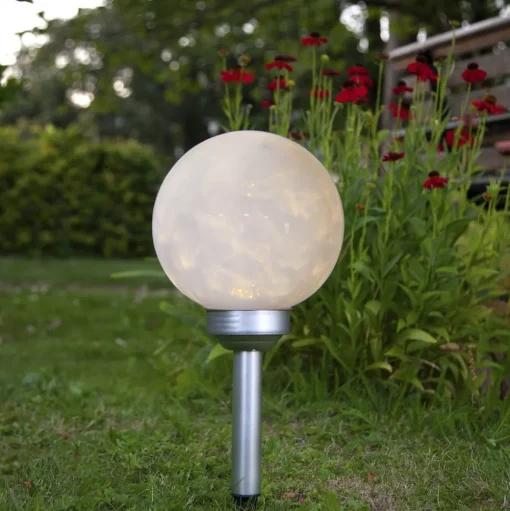 LED lamp op zonne-energie Lunay, draaiende lamp