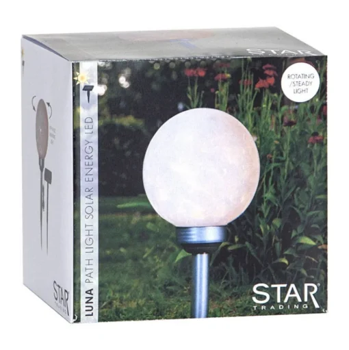 LED lamp op zonne-energie Lunay, draaiende lamp