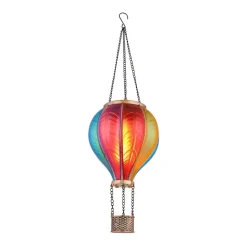 LED lamp op zonne-energie 36136B Luchtballon, kleurrijk, kunststof