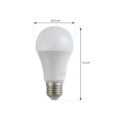 LED lamp, opaal, E27, 3,8 W, 4000K, 806 Lumen