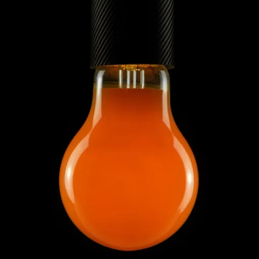 LED lamp, oranje, E27, 2 W, dimbaar