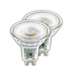 LED lamp Reflectorlamp GU10 2,5W helder 3000K EEK A 2er