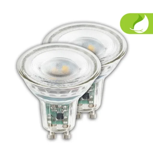 LED lamp Reflectorlamp GU10 2,5W helder 3000K EEK A 2er