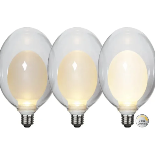 LED lamp Space E27 3,5W D120, opaal, 3-step dim