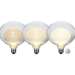 LED lamp Space E27 3,5W G150, opaal, 3-step dim