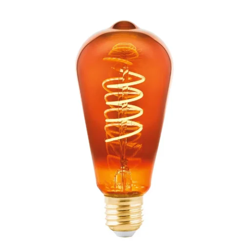 LED lamp ST64 E27 4W 2.000K filament koper