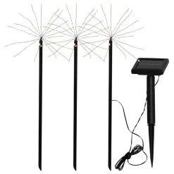 LED lamp zonne-energie Firework set aardspiesen