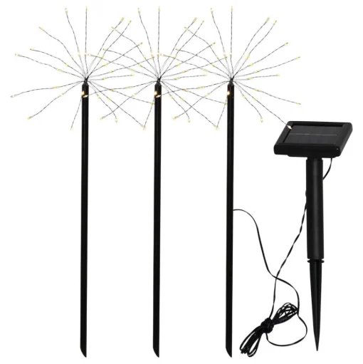LED lamp zonne-energie Firework set aardspiesen