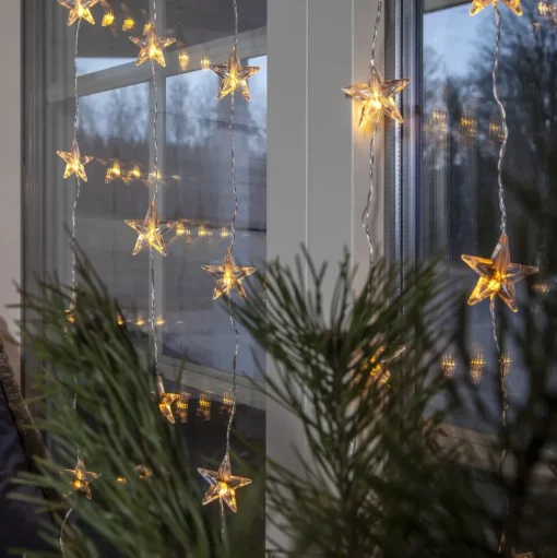 LED lichtgordijn Star Curtain, 30-lamps