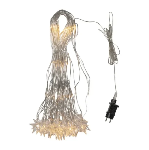 LED lichtgordijn StarNet helder kunststof lengte 480cm 160 LED's