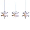 LED lichtketting met babysterren binnen 3lamps wit