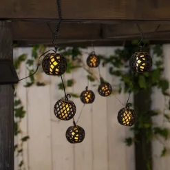 LED lichtketting op zonne-energie Flame