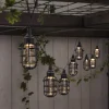 LED lichtketting op zonne-energie Kooi, 8-lamps