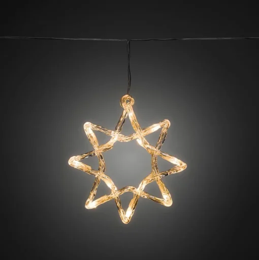 LED lichtketting 8-puntige sterren