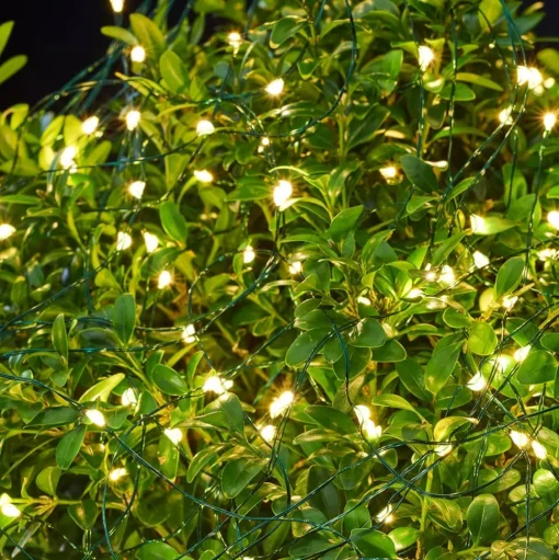 LED lichtketting voor buiten, 200 lampjes.