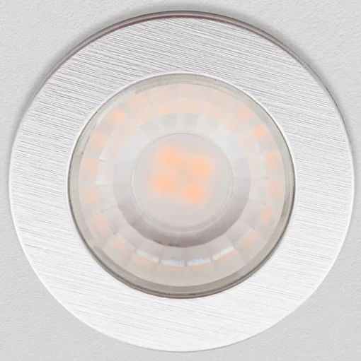 LED meubelinbouwspot Artist 3 per set zilver