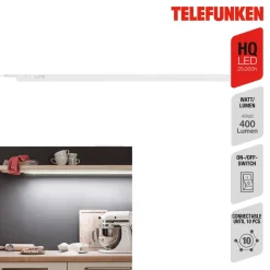 LED meubelverlichting Hephaistos, wit, lengte 87 cm