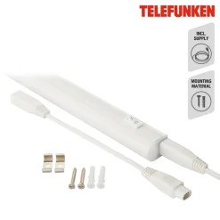 LED meubelverlichting Hephaistos, wit, lengte 117 cm
