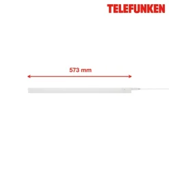 LED meubelverlichting Hephaistos, wit, lengte 57 cm