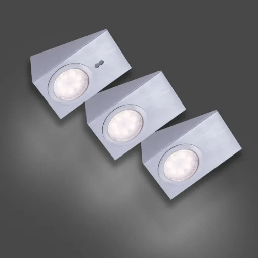 LED meubelverlichting Theo, vierkant, setE van 3