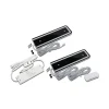 LED meubelverlichting U-Pad F, set van 2 3.000K zwart Sensor