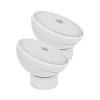 LED nachtlampje Nova, sensor, wit, kunststof, 2-pak