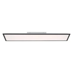 LED opbouwpaneel Flat CCT, zwart, 119 x 29 cm