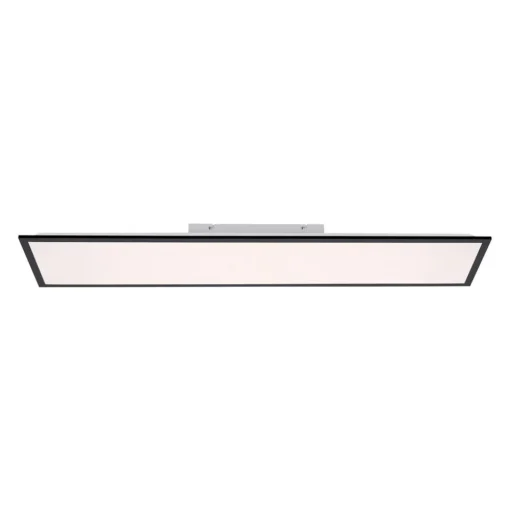 LED opbouwpaneel Flat CCT, zwart, 119 x 29 cm