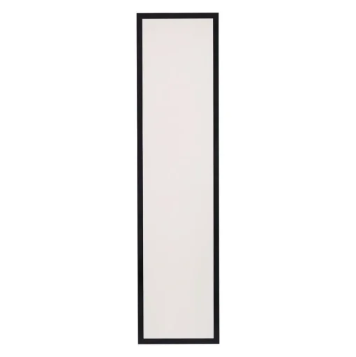 LED opbouwpaneel Flat CCT, zwart, 119 x 29 cm