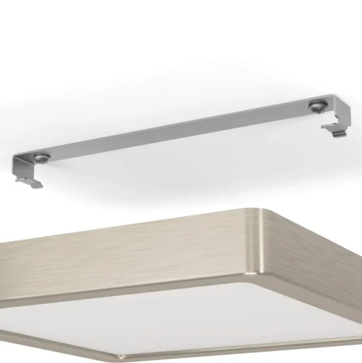 LED opbouwpaneel Fueva 5 IP20 830 nikkel 21x21cm