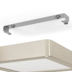LED opbouwpaneel Fueva 5 IP20 830 nikkel 16x16cm