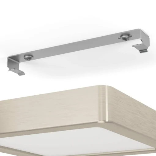 LED opbouwpaneel Fueva 5 IP20 830 nikkel 16x16cm