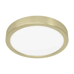 LED opbouwpaneel Fueva 5 IP20 830 messing Ø21cm