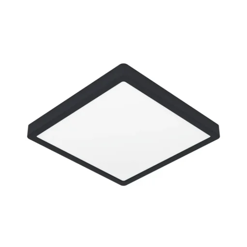LED opbouwpaneel Fueva5 IP20 830 zwart 28,5x28,5cm