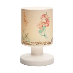 LED oplaadbare tafellamp Mara zeemeermin, kleurrijk, 21 cm