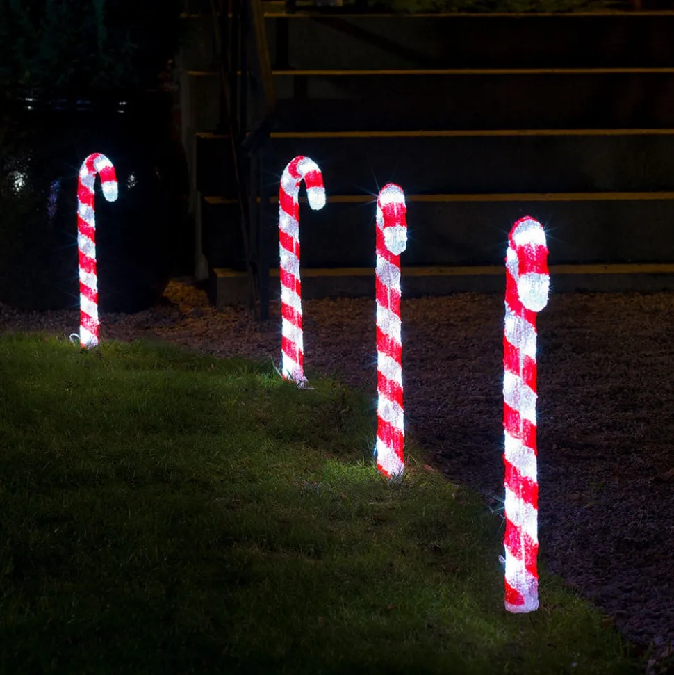 LED outdoor decoratie zuurstok SETE van 5