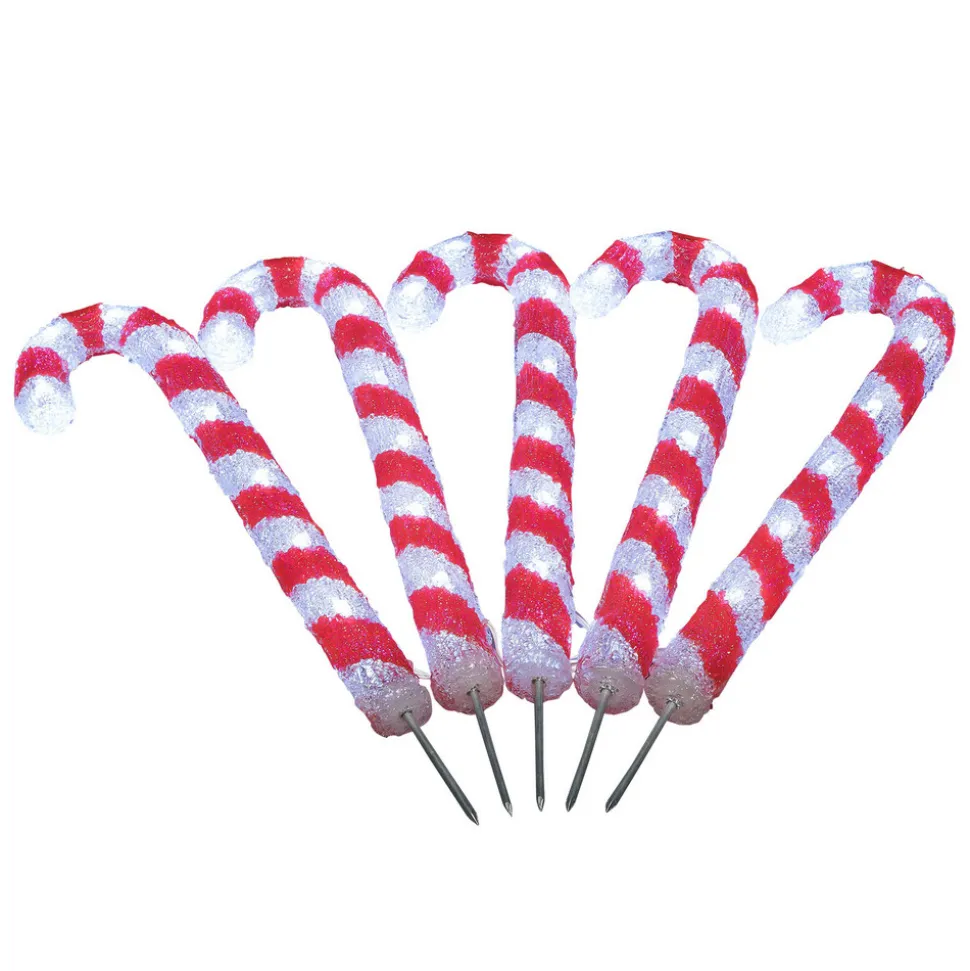 LED outdoor decoratie zuurstok SETE van 5