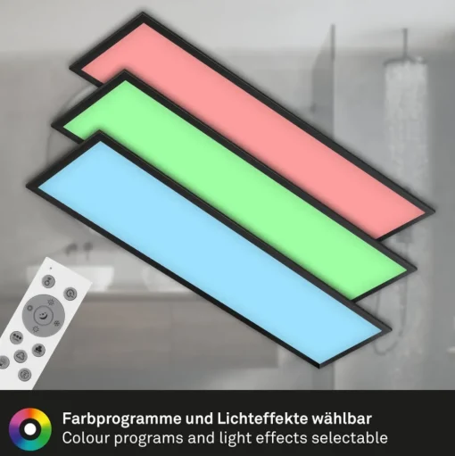 LED paneel, dimbaar, RGB, CCT, 100x25cm